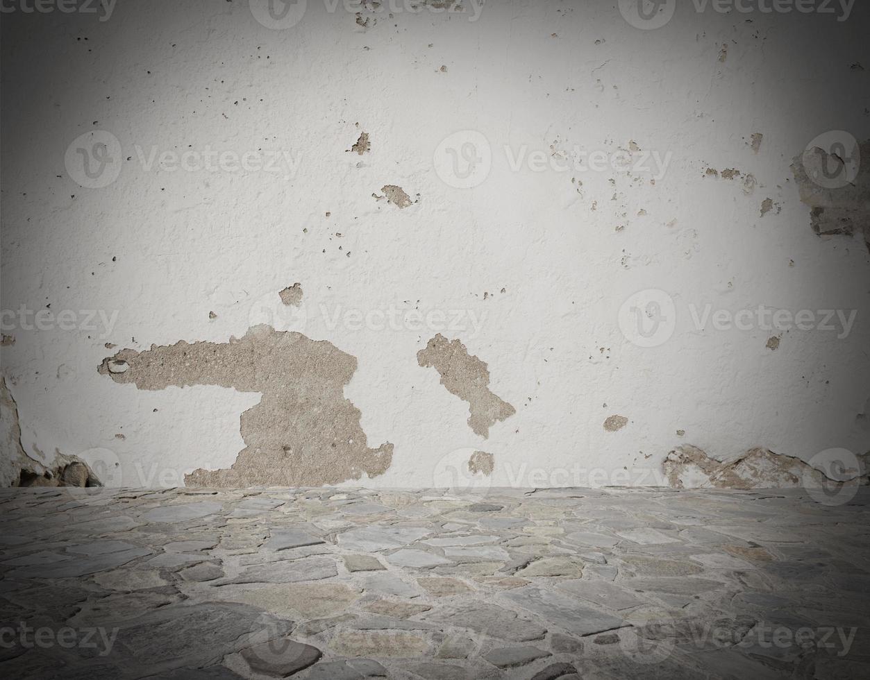 Grey deteriorated background photo