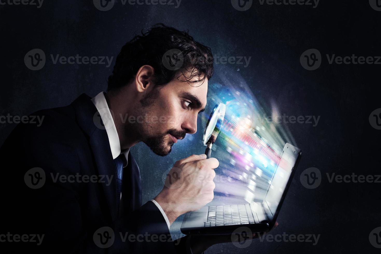 Examine a computer photo
