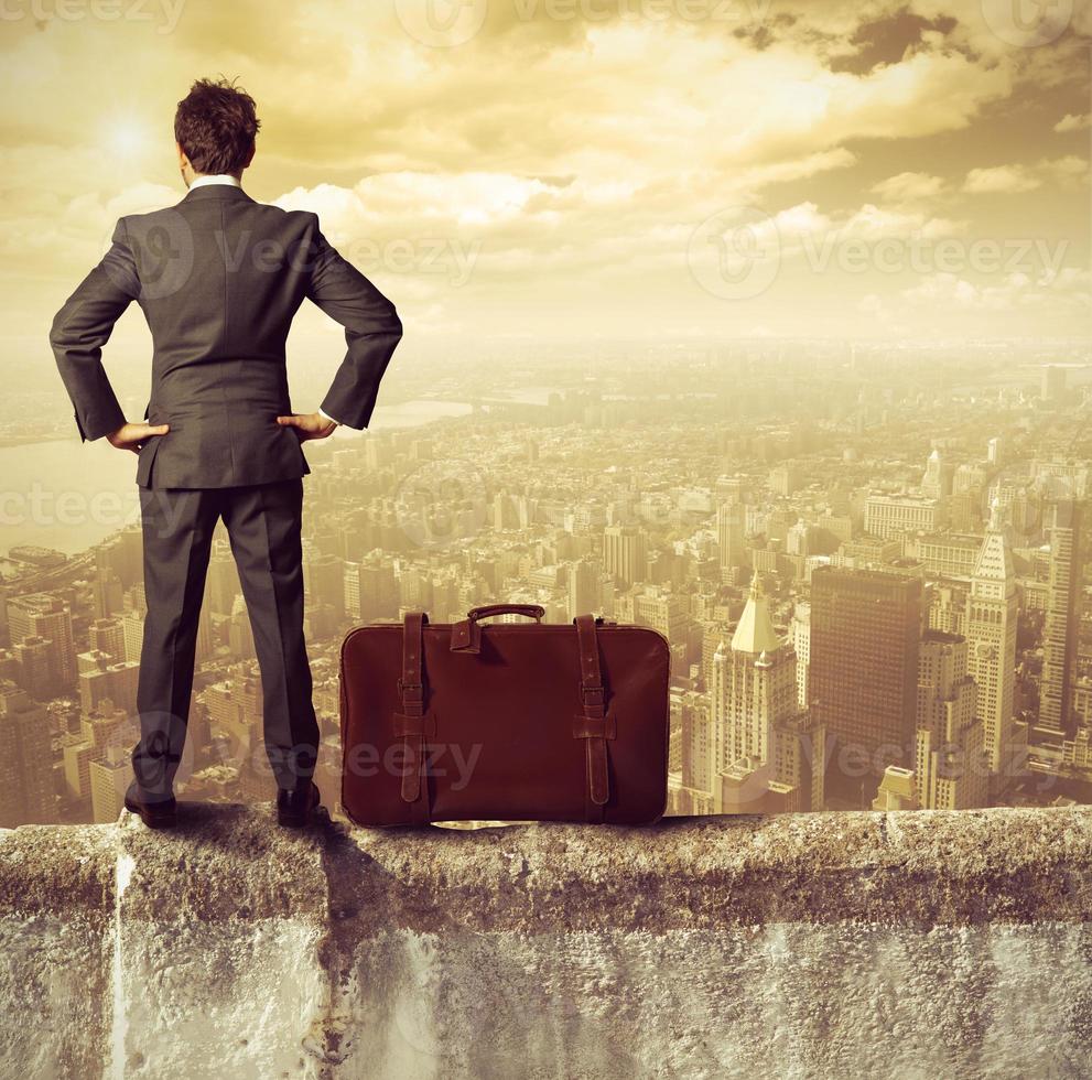 Businessman and success photo