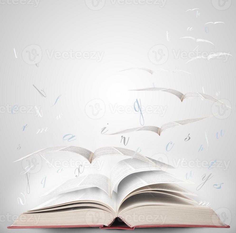 Magic book concept photo