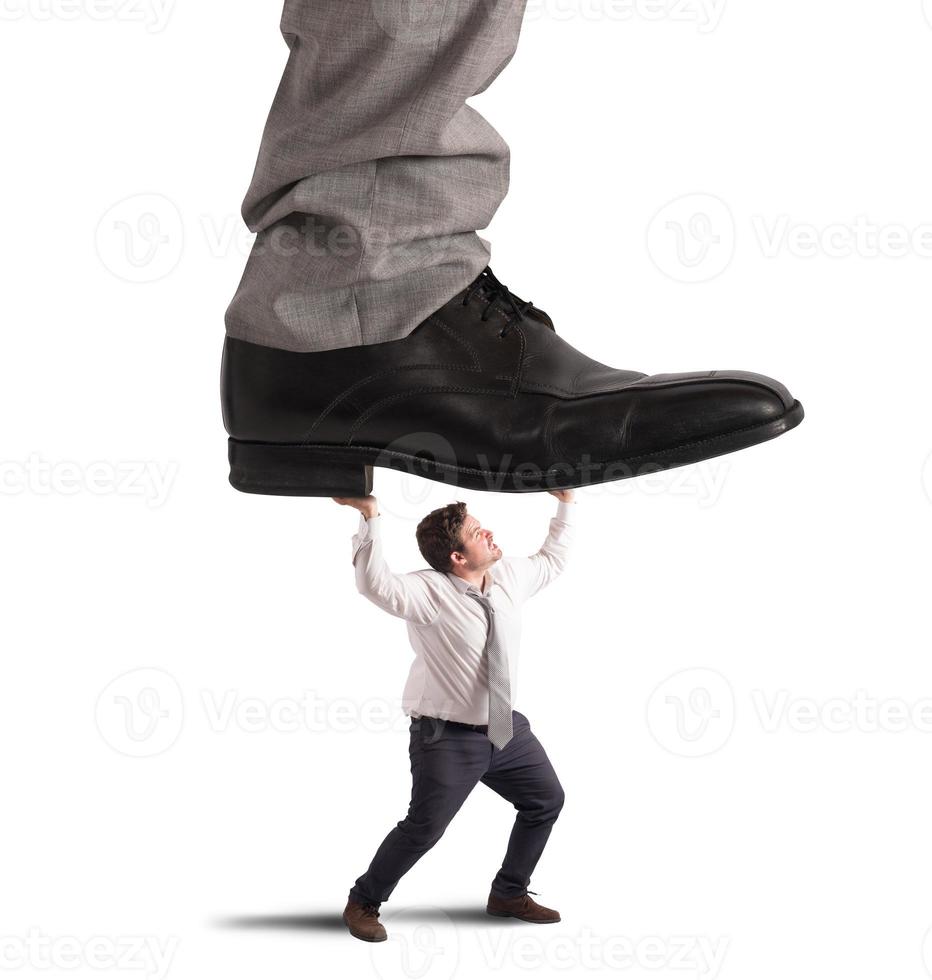 Crushed by boss photo