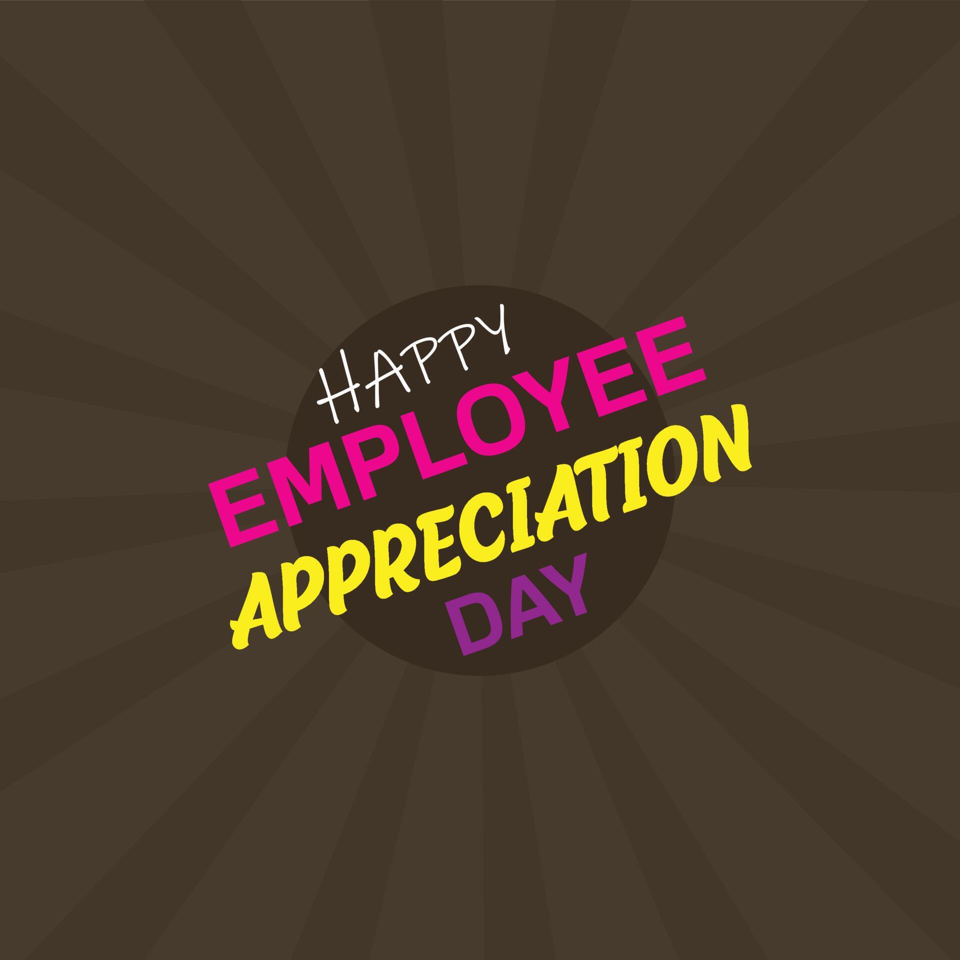 Happy Employee Appreciation Day, Employee of the month 20627452 Vector
