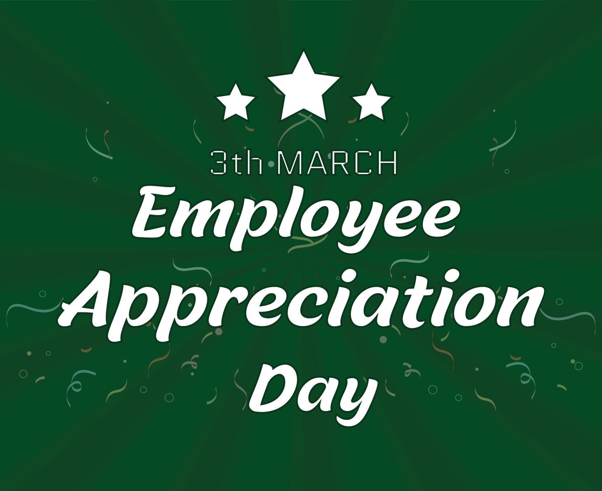 Happy Employee Appreciation Day, Employee of the month 20627459 Vector