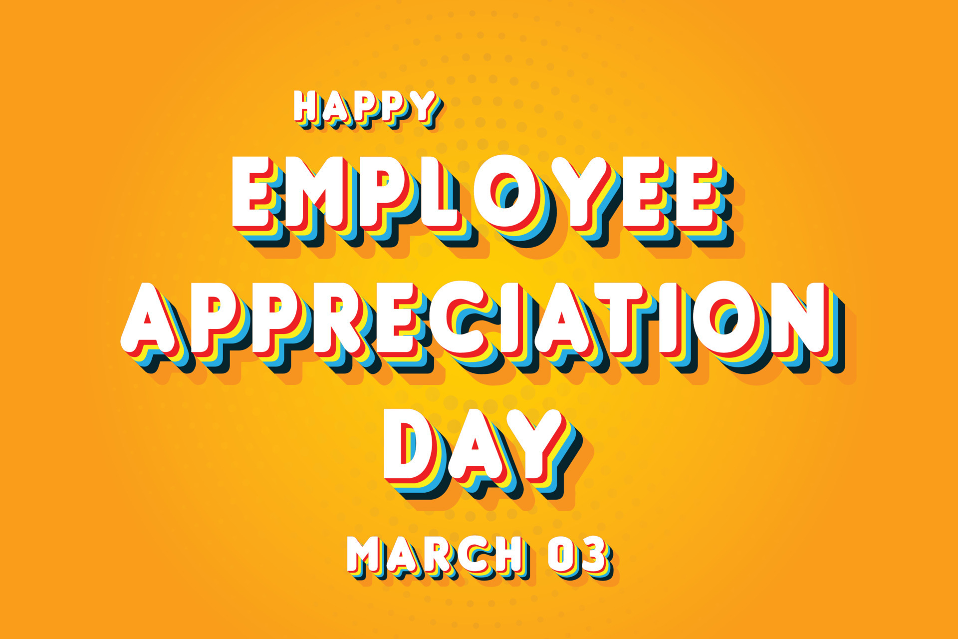 Happy Employee Appreciation Day, Employee of the month 20627465 Vector
