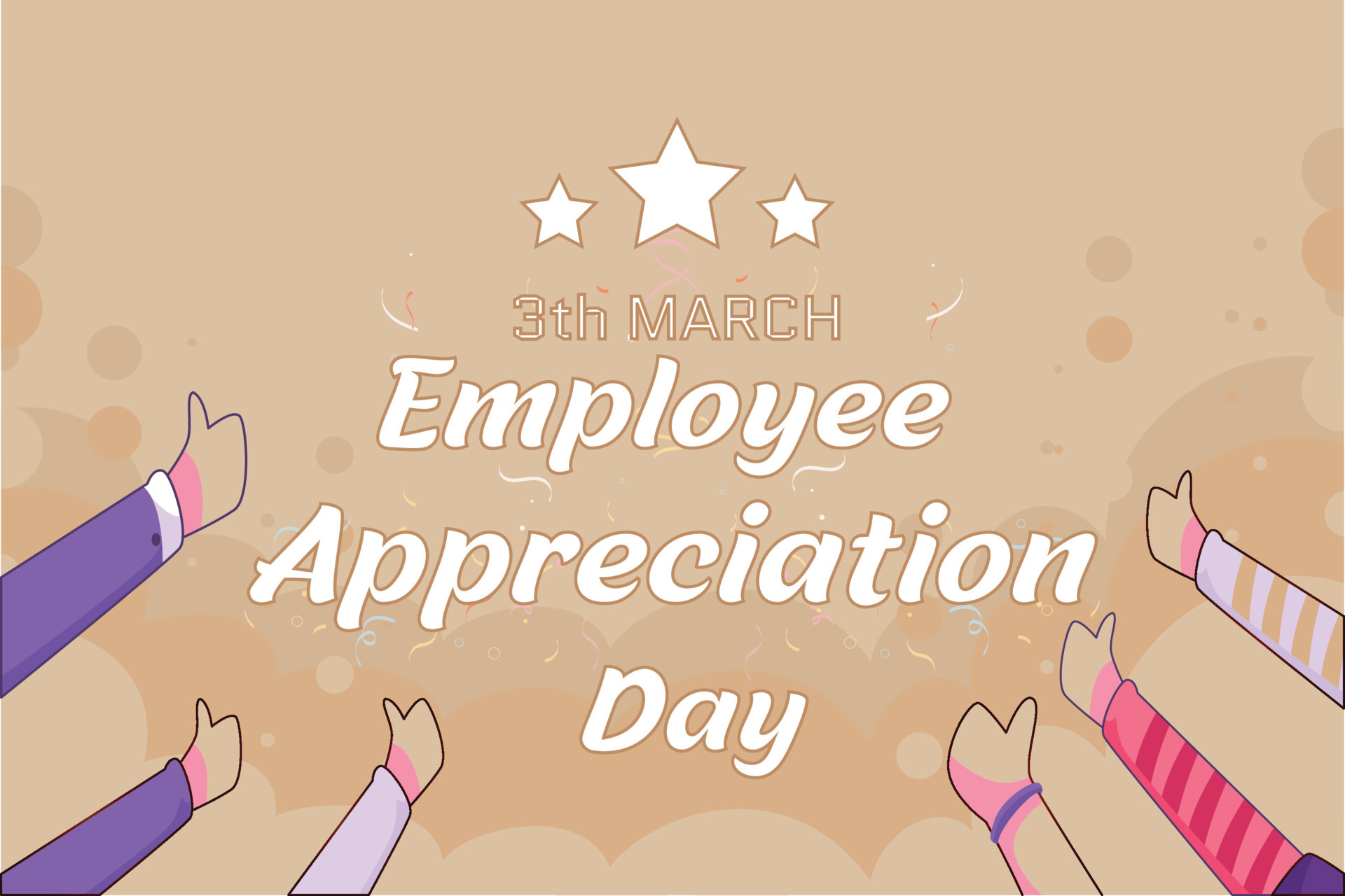 Happy Employee Appreciation Day, Employee of the month 20627509 Vector