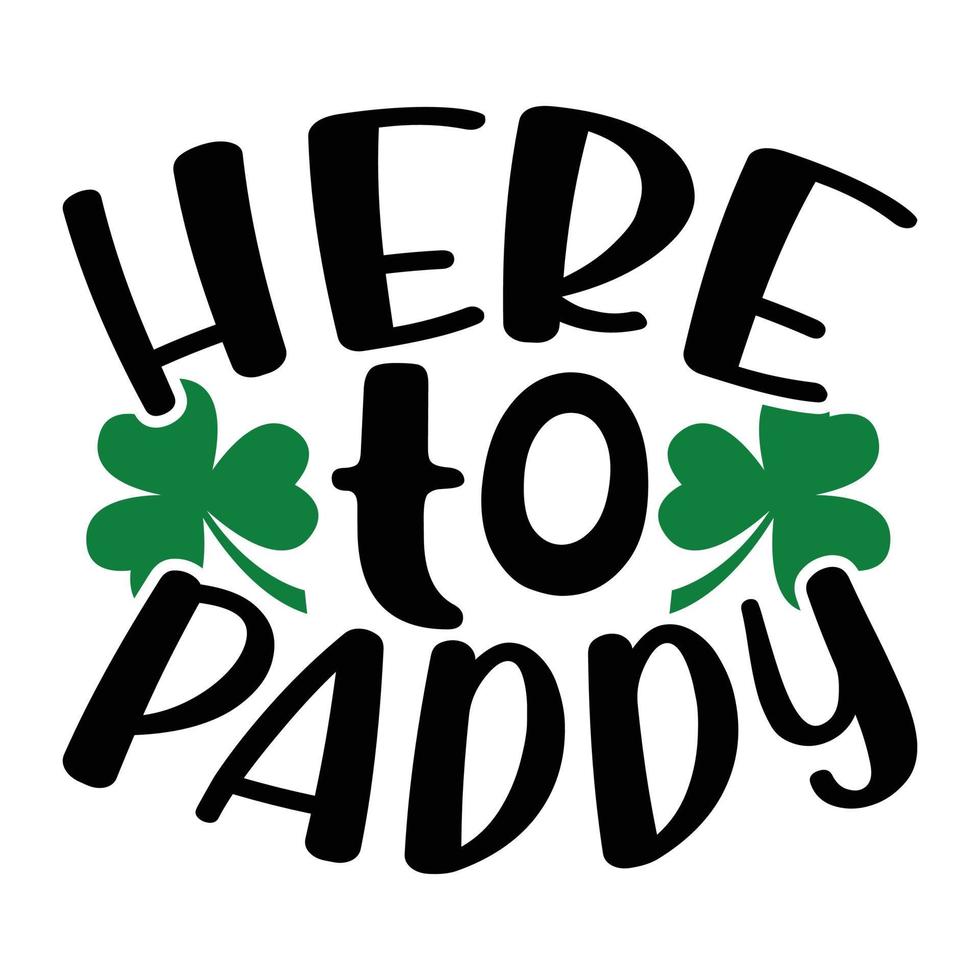 Here to Paddy SVG vector