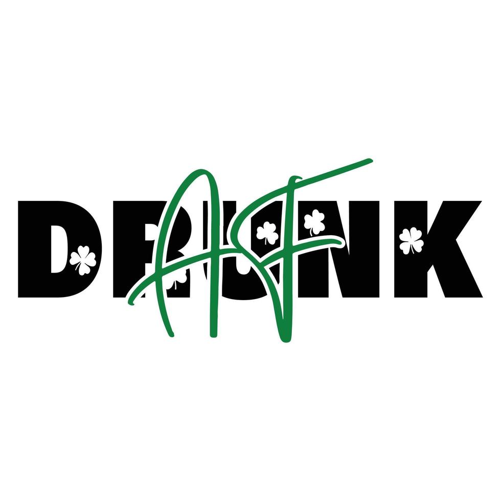 Drunk AF SVG vector
