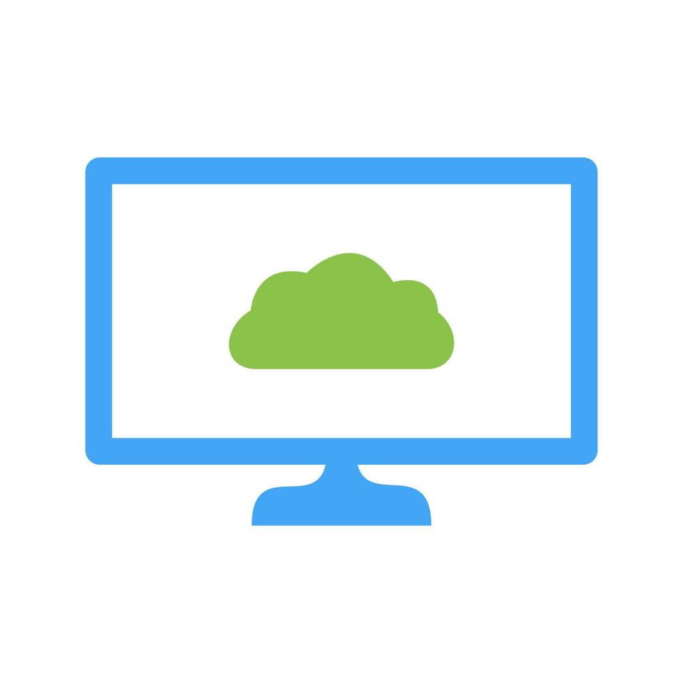 Unique Cloud System Vector Icon