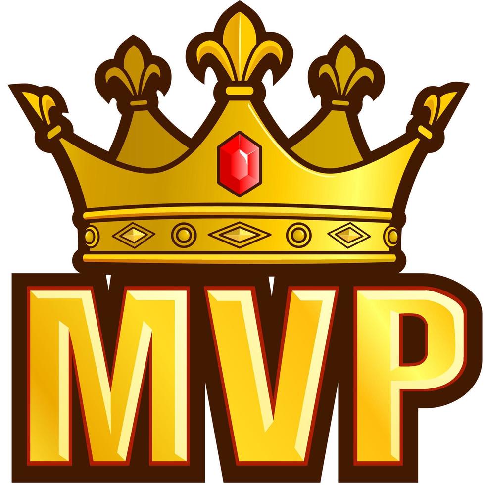 Royal Crown Emote Vector Illustration