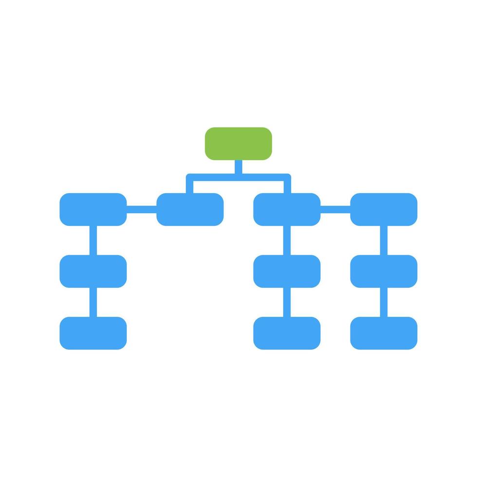 Unique Seo Structure Vector Icon