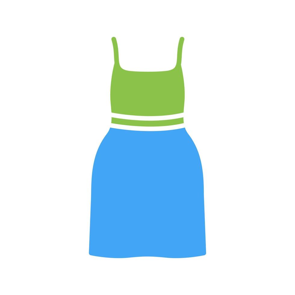 Cocktail Dress Vector Icon