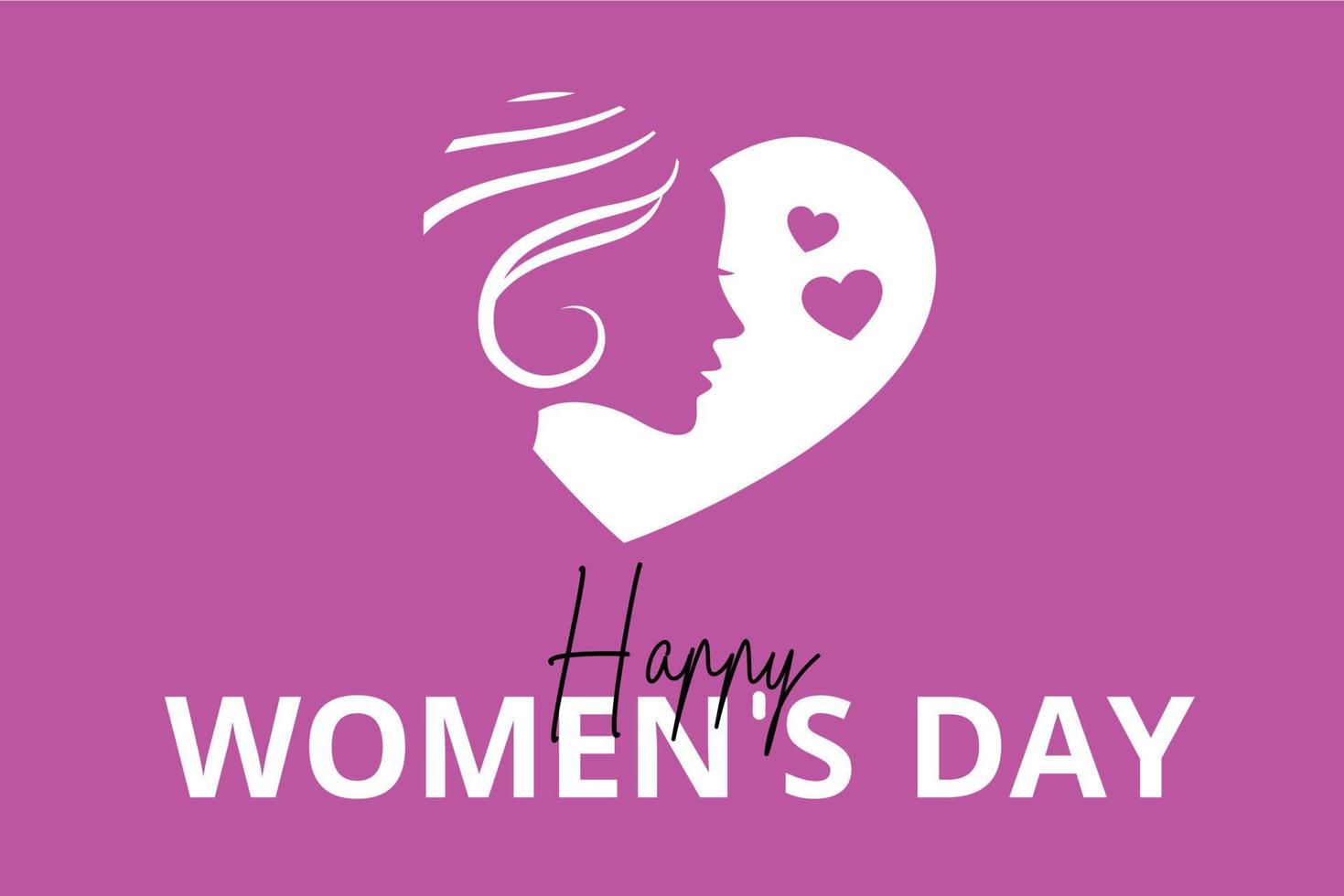 Happy Women's Day vector