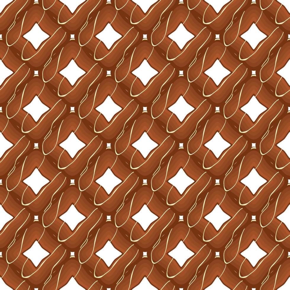 Pattern homemade cookie different taste in pastry biscuit vector