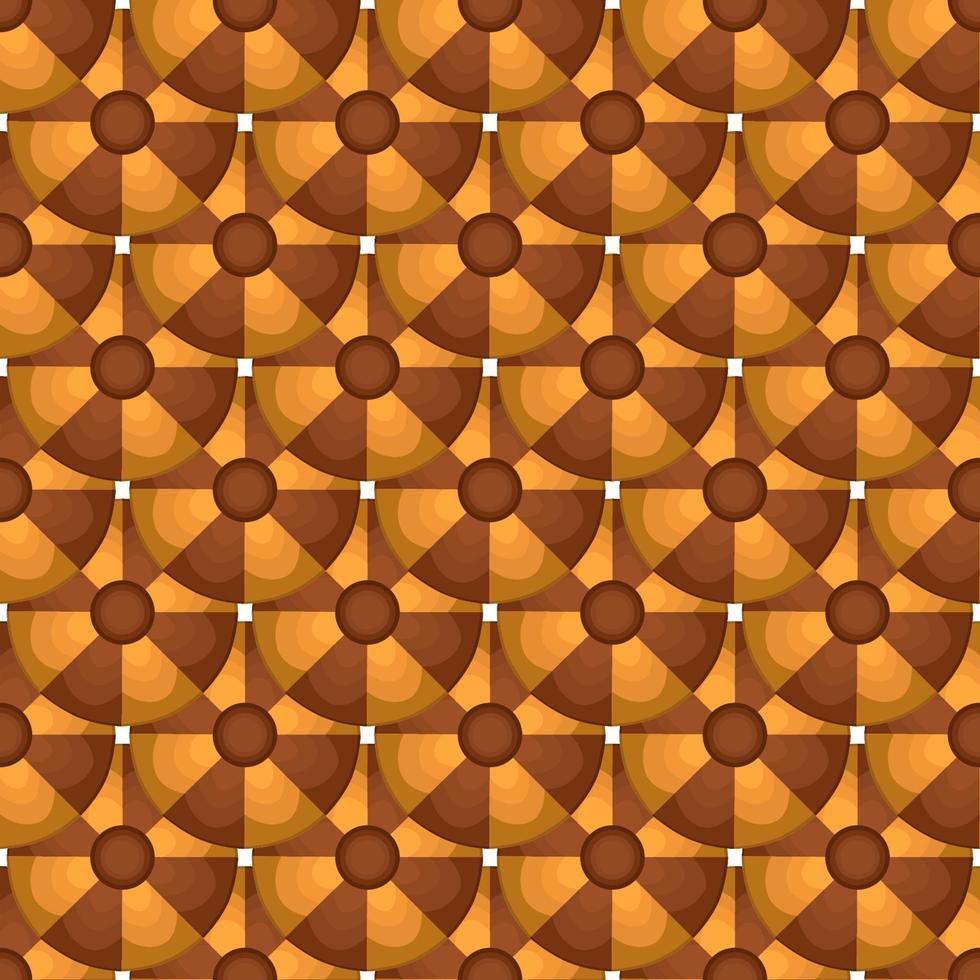 Pattern homemade cookie different taste in pastry biscuit vector