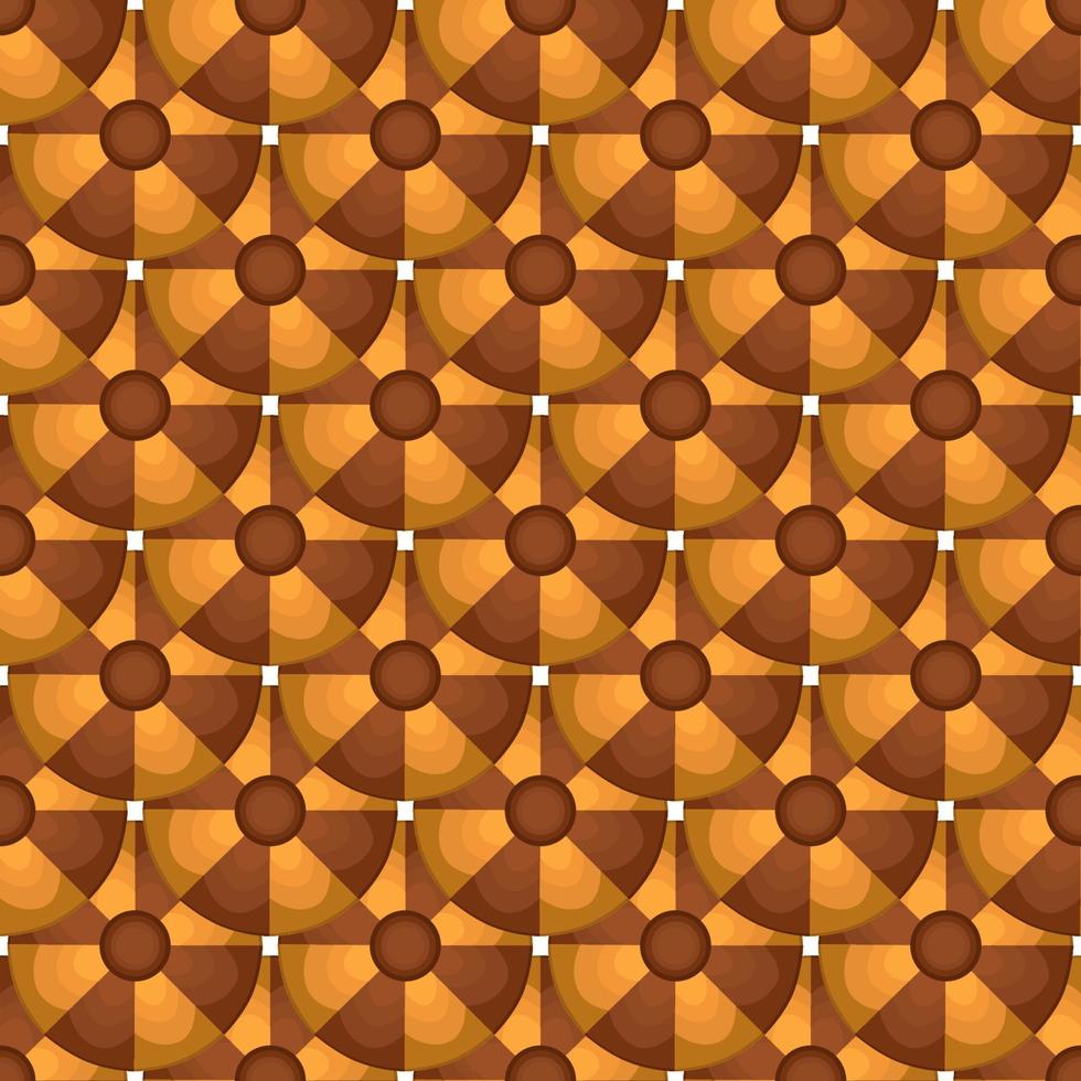 Pattern homemade cookie different taste in pastry biscuit vector