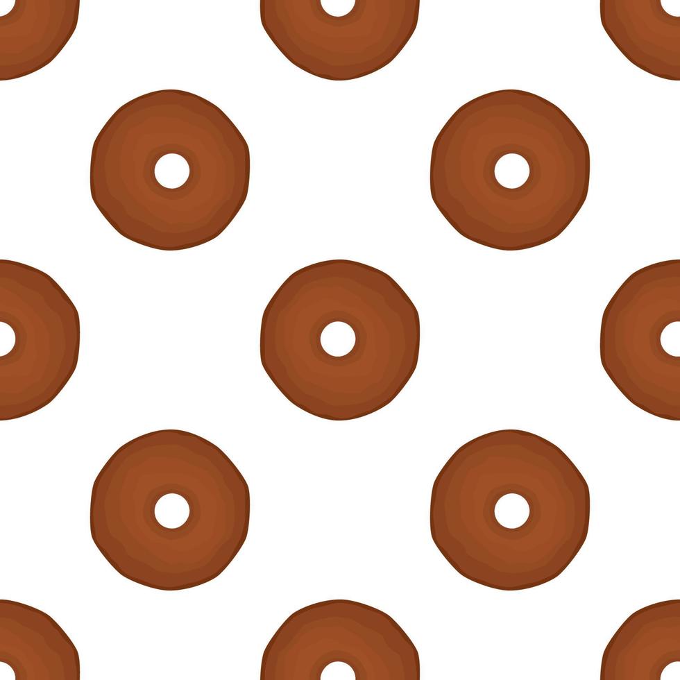 Pattern homemade cookie different taste in pastry biscuit vector