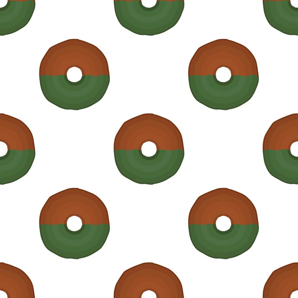 Pattern homemade cookie different taste in pastry biscuit vector