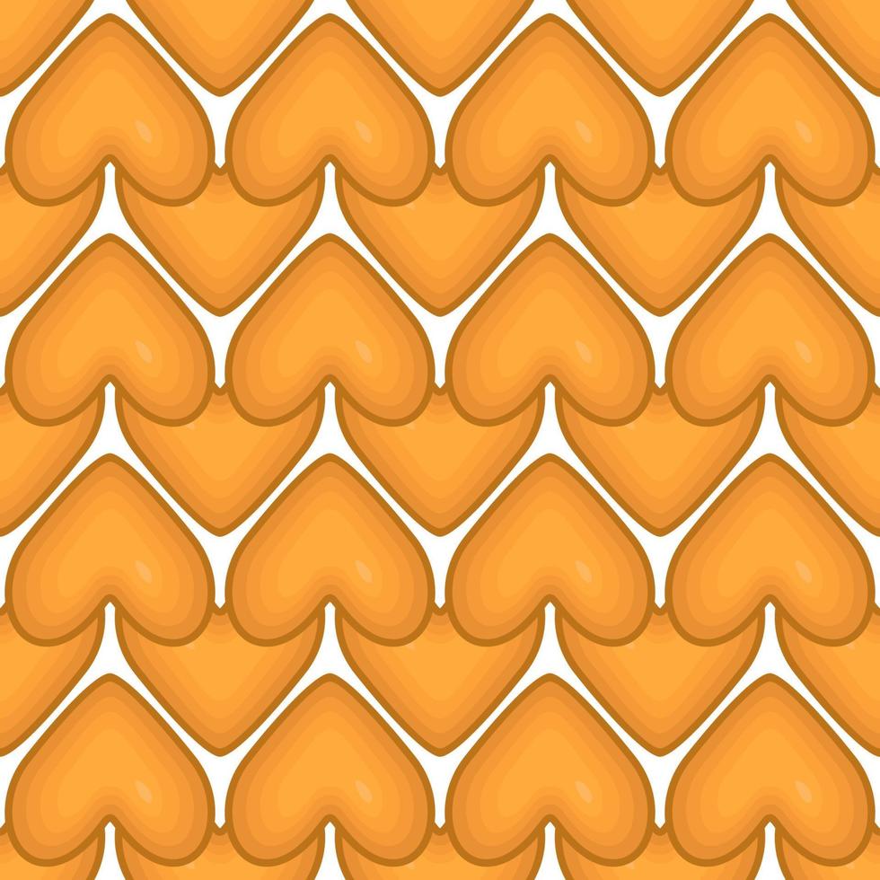 Pattern homemade cookie different taste in pastry biscuit vector