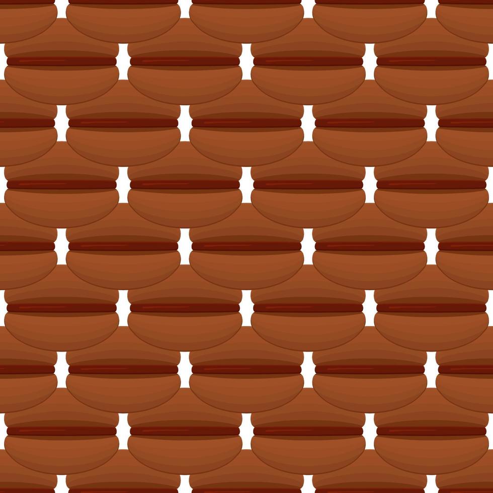 Pattern homemade cookie different taste in pastry biscuit vector