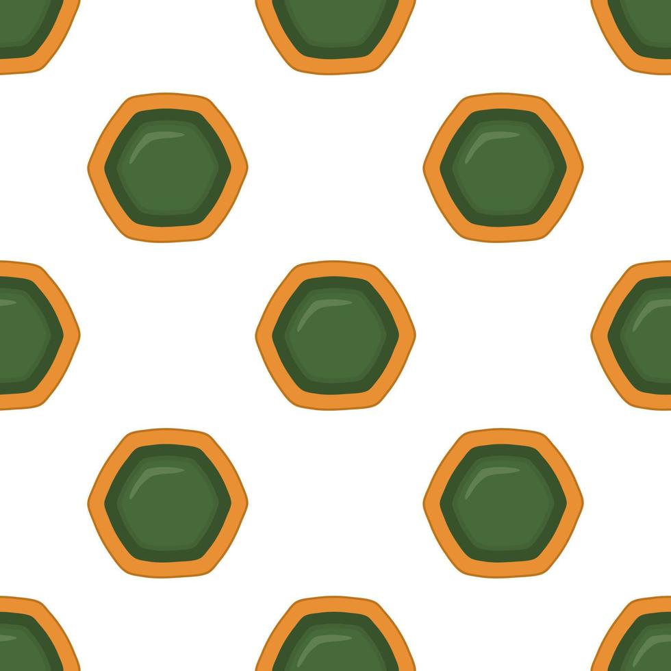 Pattern homemade cookie different taste in pastry biscuit vector