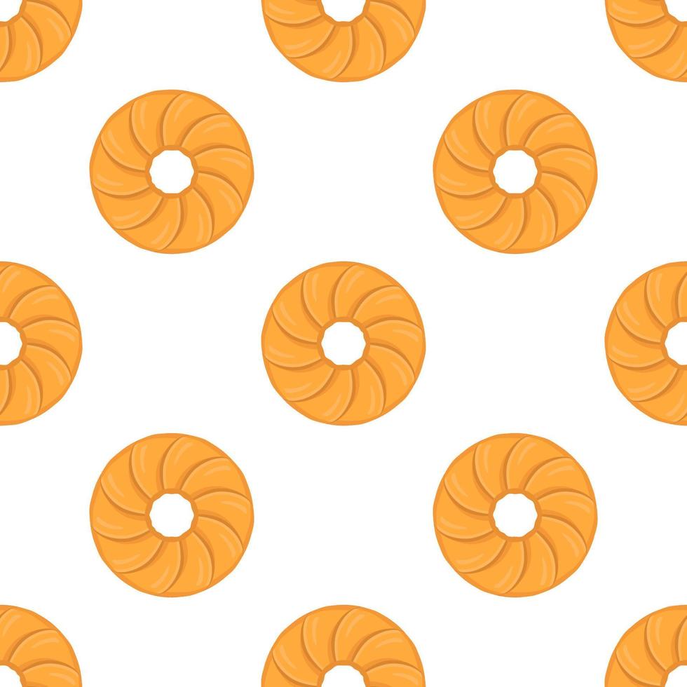 Pattern homemade cookie different taste in pastry biscuit vector