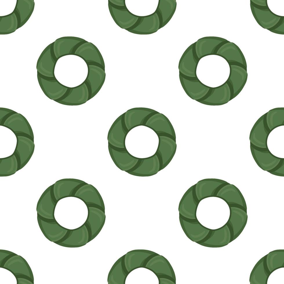 Pattern homemade cookie different taste in pastry biscuit vector