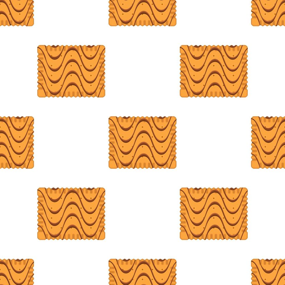 Pattern homemade cookie different taste in pastry biscuit vector