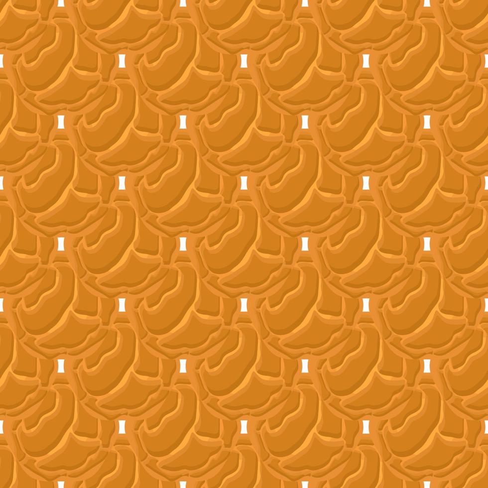 Pattern homemade cookie different taste in pastry biscuit vector