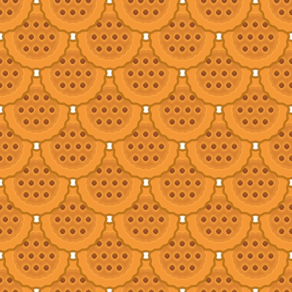 Pattern homemade cookie different taste in pastry biscuit vector