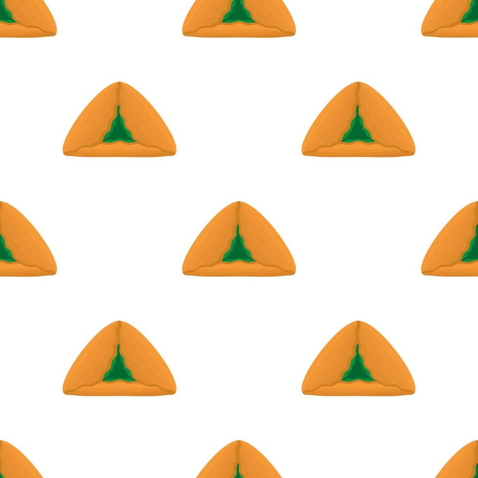 Pattern homemade cookie different taste in pastry biscuit vector