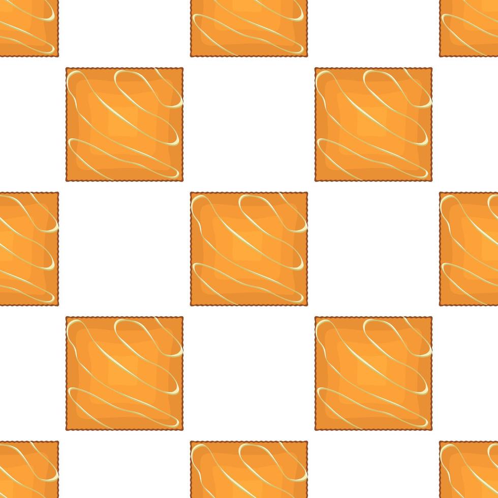 Pattern homemade cookie different taste in pastry biscuit vector