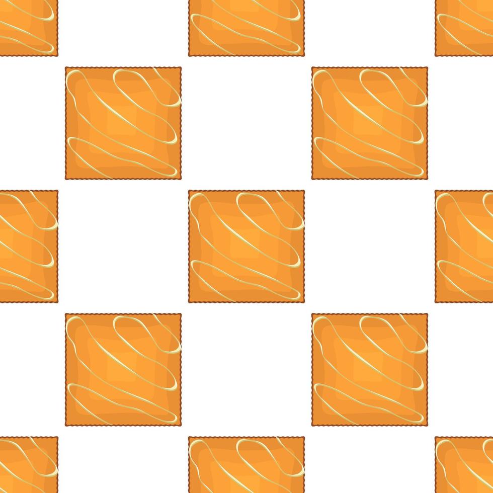 Pattern homemade cookie different taste in pastry biscuit vector