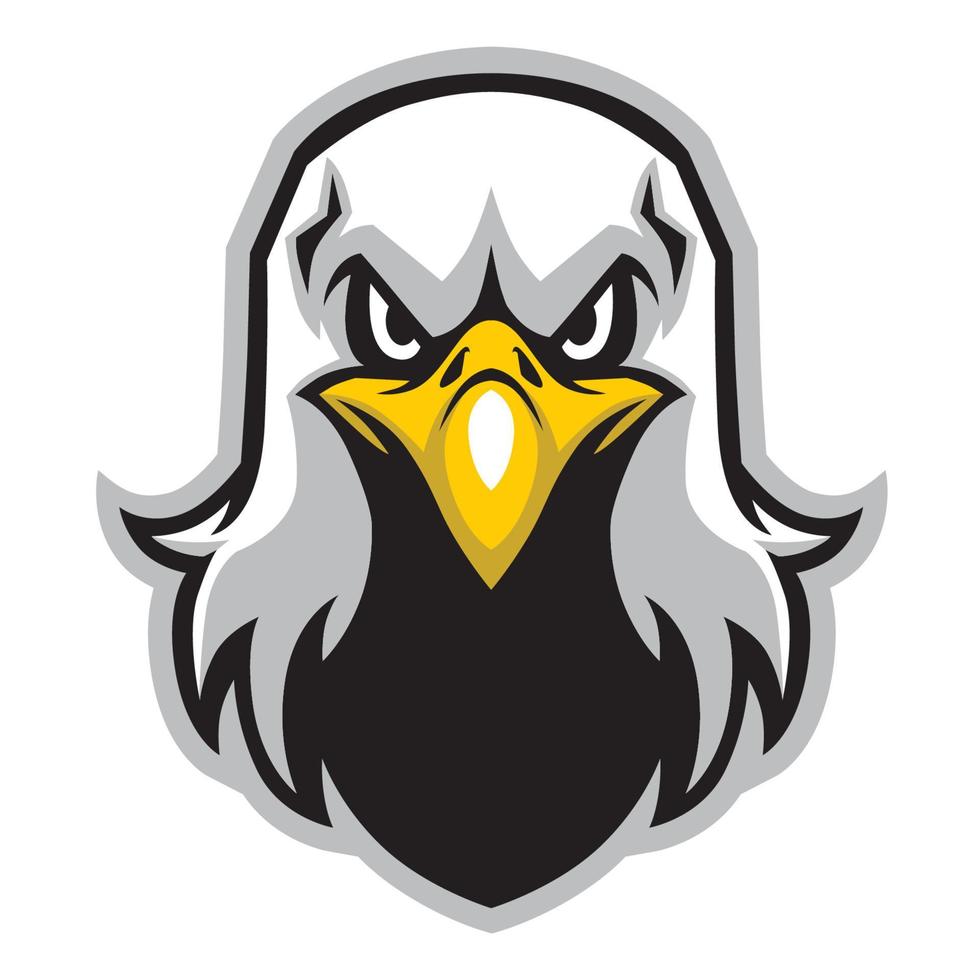 eagle head mascot vector