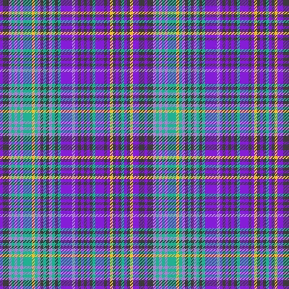 Background plaid textile. Texture seamless tartan. Vector fabric check pattern.