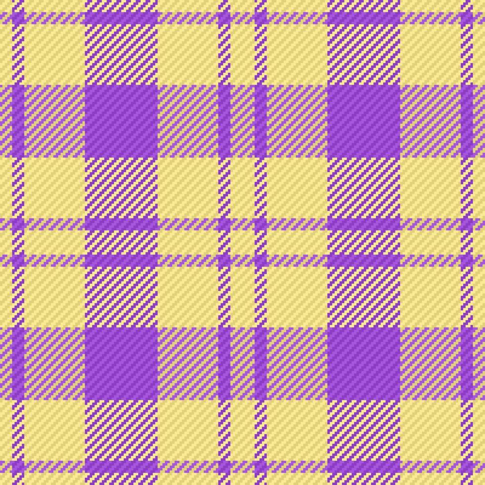 Texture background seamless. Check tartan fabric. Pattern vector textile plaid.