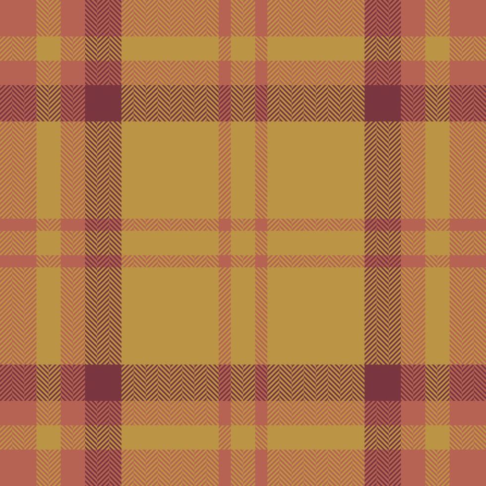 Plaid check pattern. Seamless fabric texture. Tartan textile print. vector