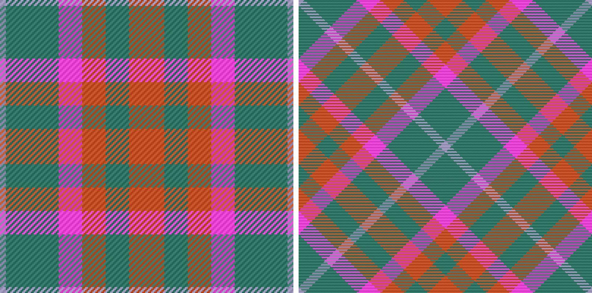 Vector fabric tartan. Texture textile pattern. Check background seamless plaid.