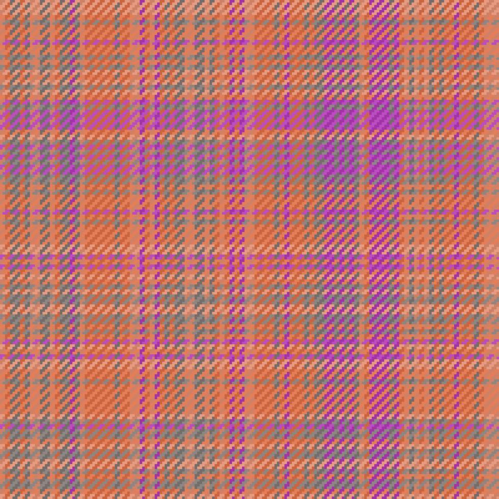 Check seamless tartan. Pattern fabric texture. Textile vector background plaid.