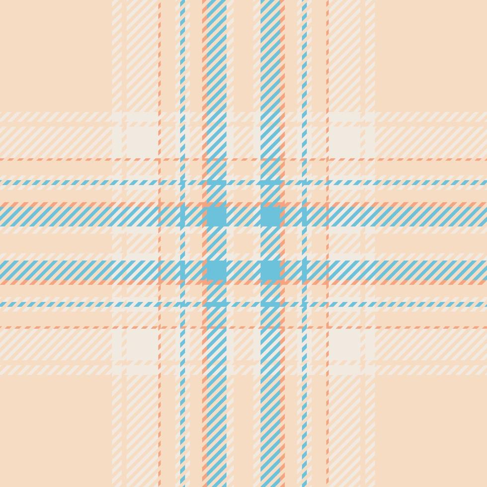 Plaid check pattern. Seamless fabric texture. Tartan textile print. vector