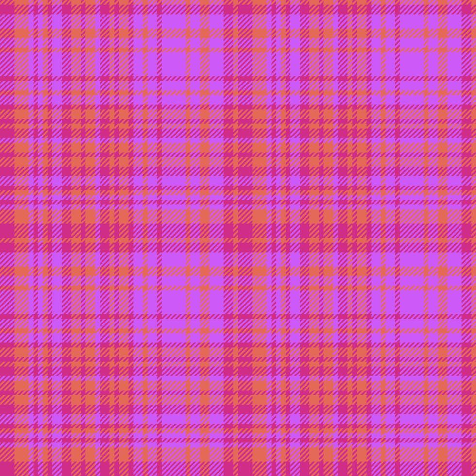 Check fabric plaid. Seamless texture pattern. Textile background tartan vector. vector