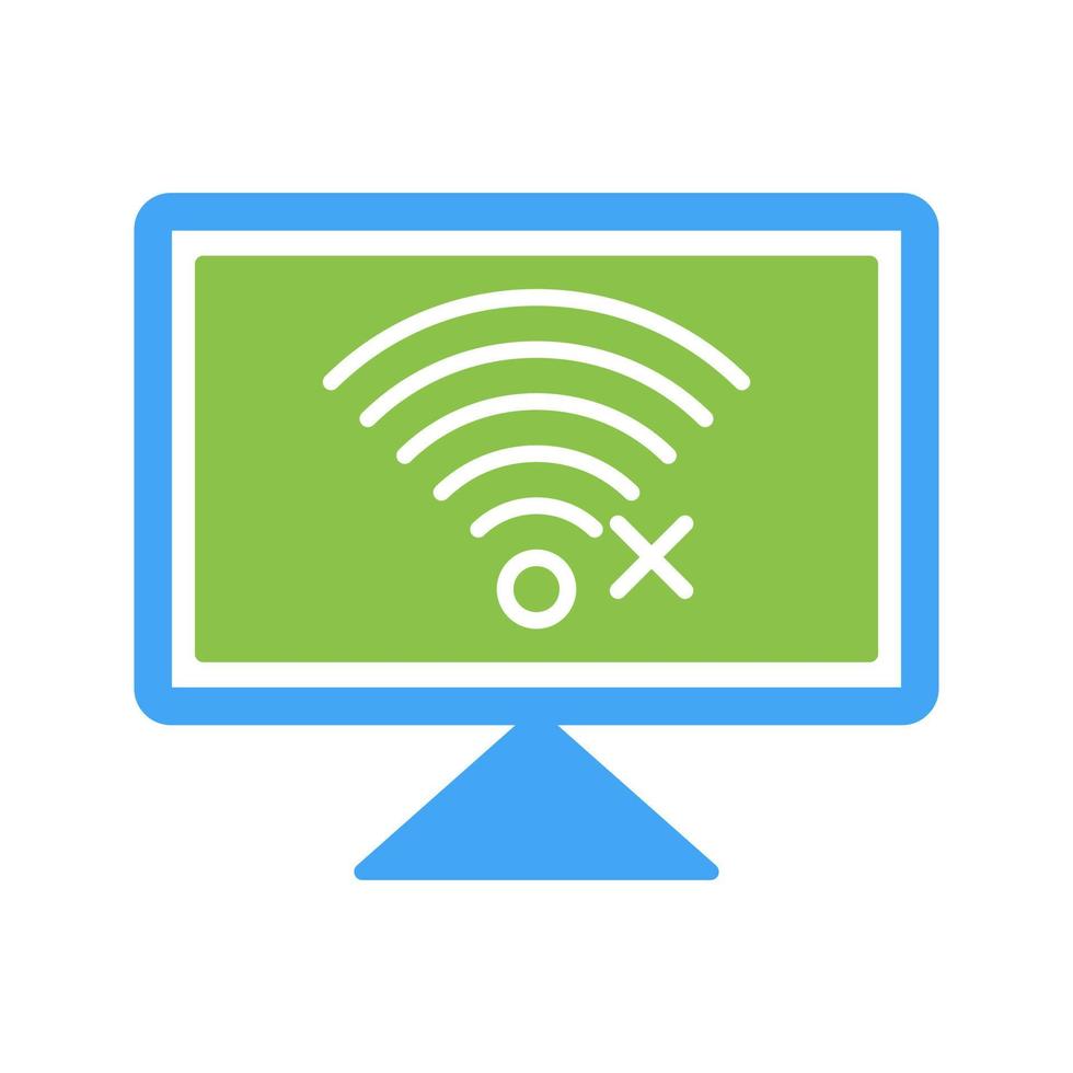 Disconnected Network Vector Icon