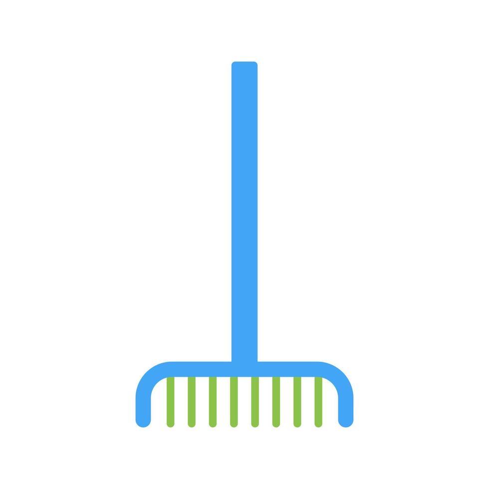Fork picking Leaves Vector Icon