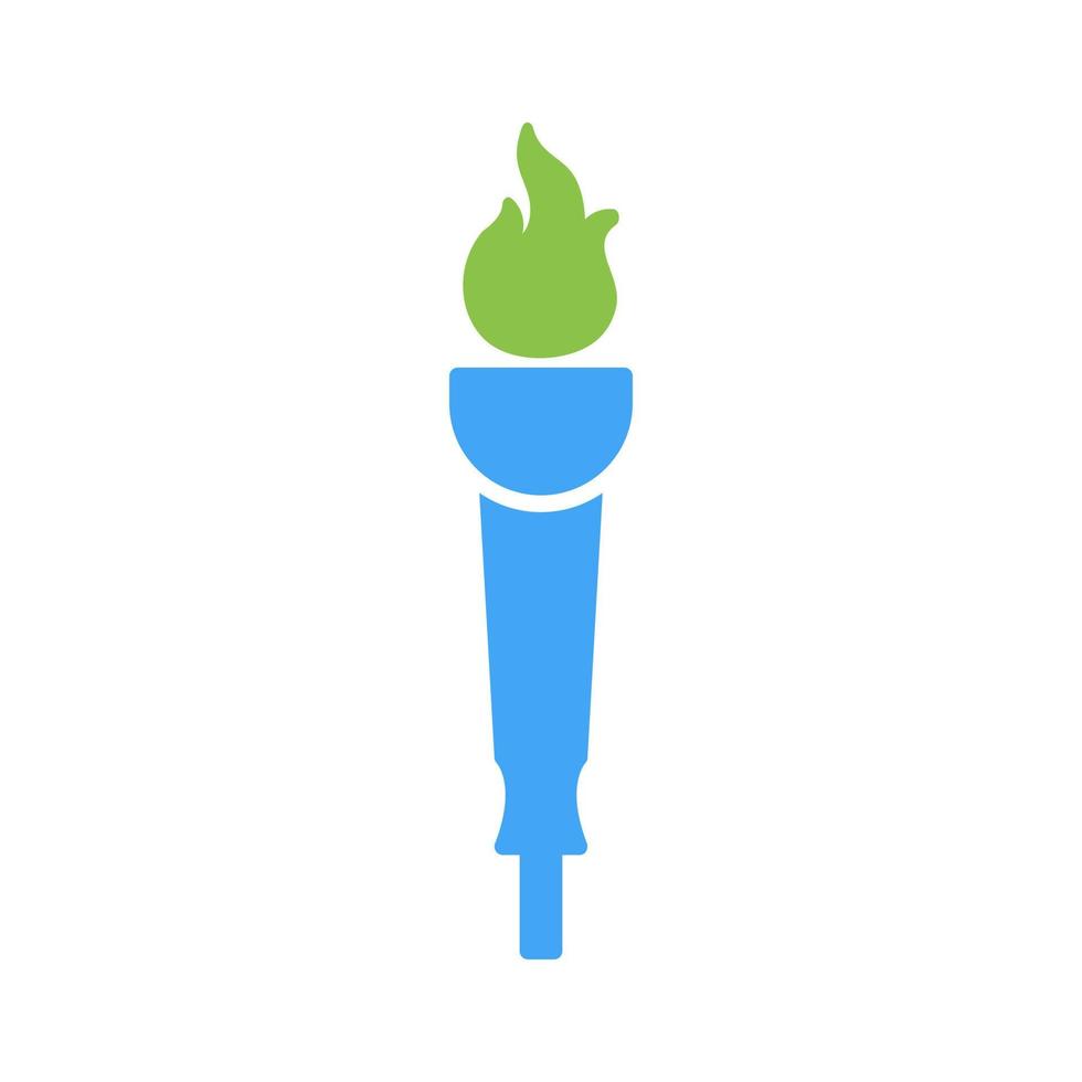 Museum Torch Vector Icon