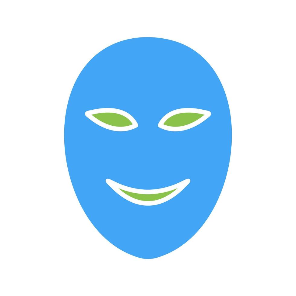 Ancient Face Mask Vector Icon