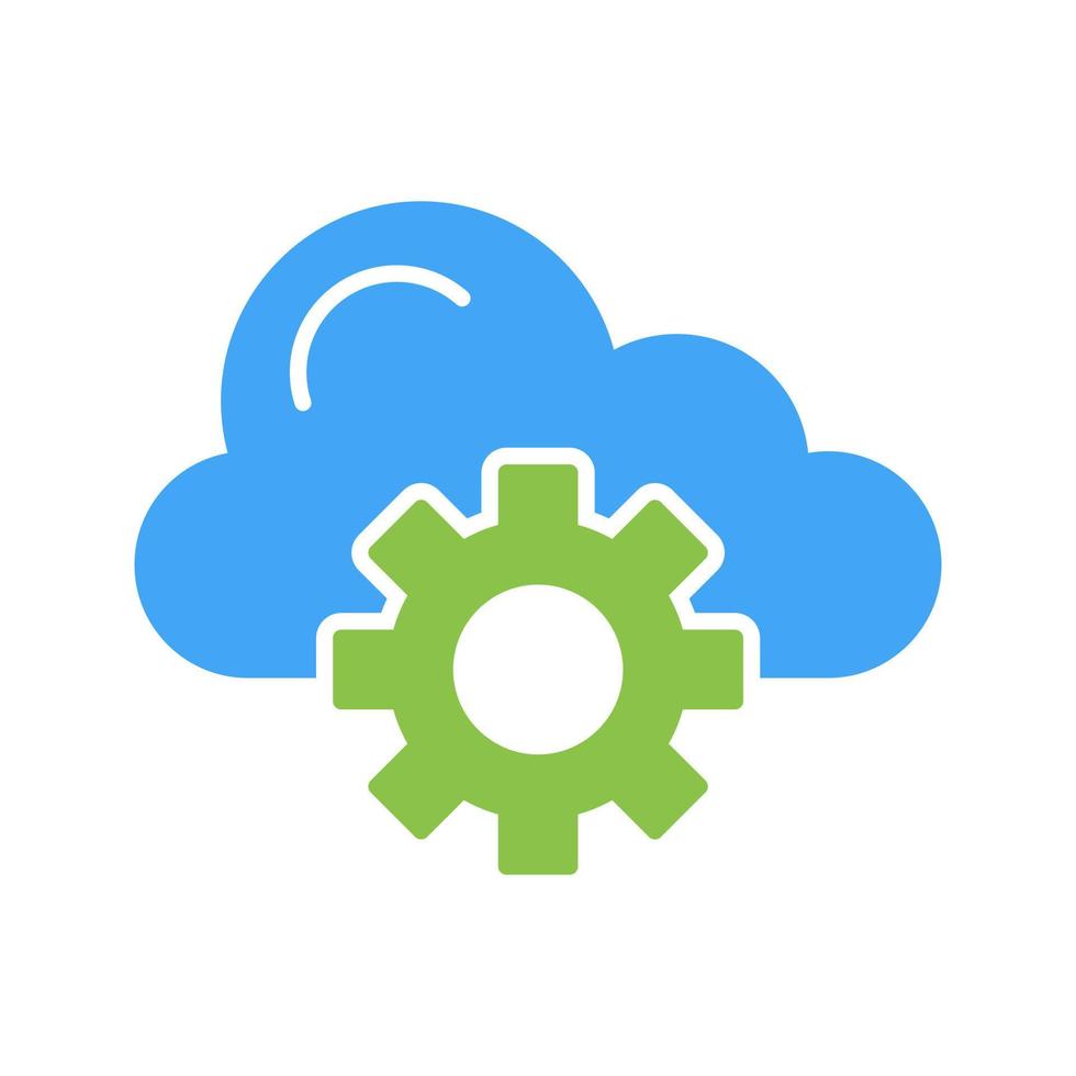 Cloud Computing Vector Icon