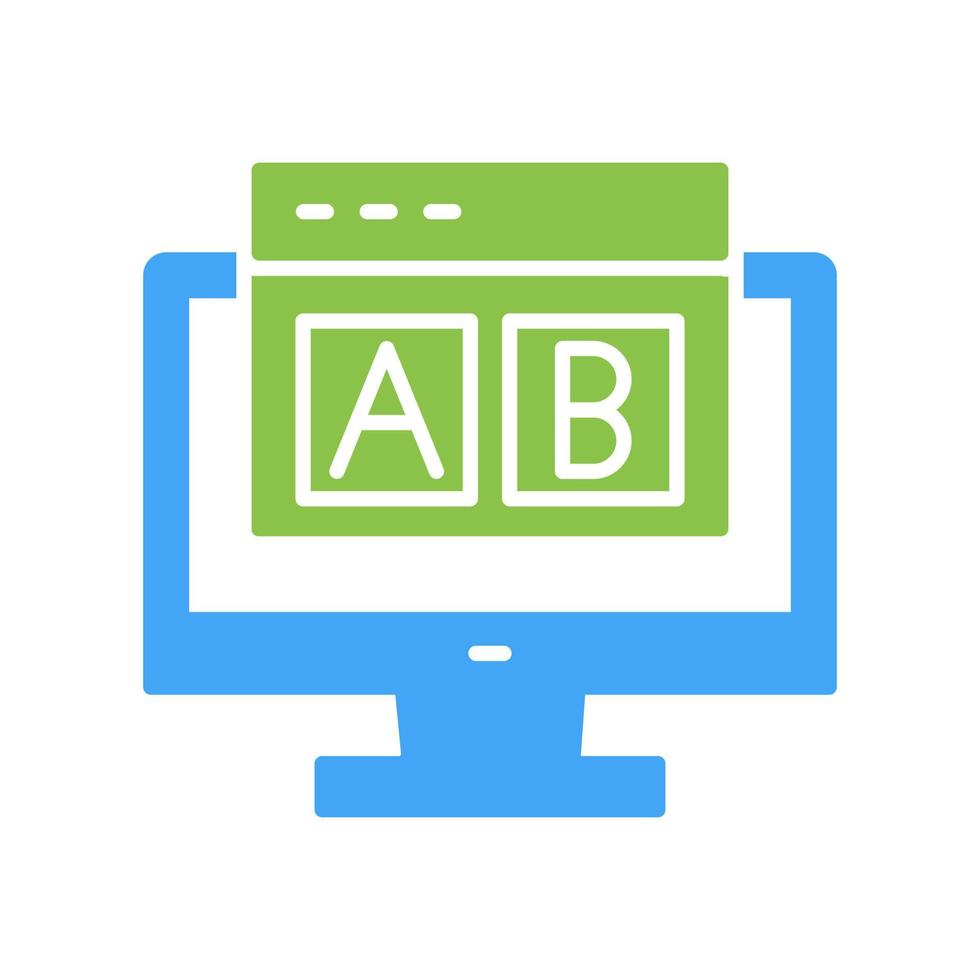 AB Testing Vector Icon