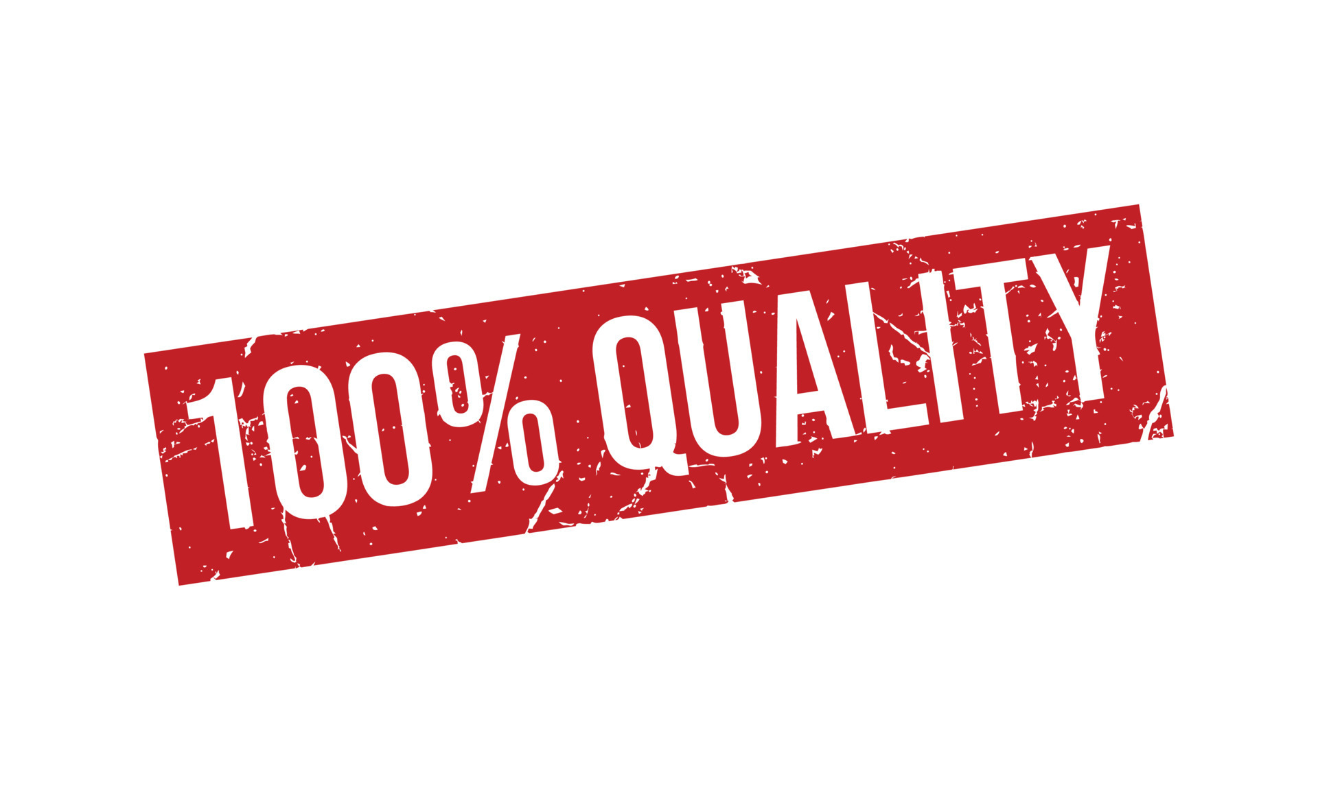 100 Percent Quality Rubber Stamp 20632709 Vector Art at Vecteezy