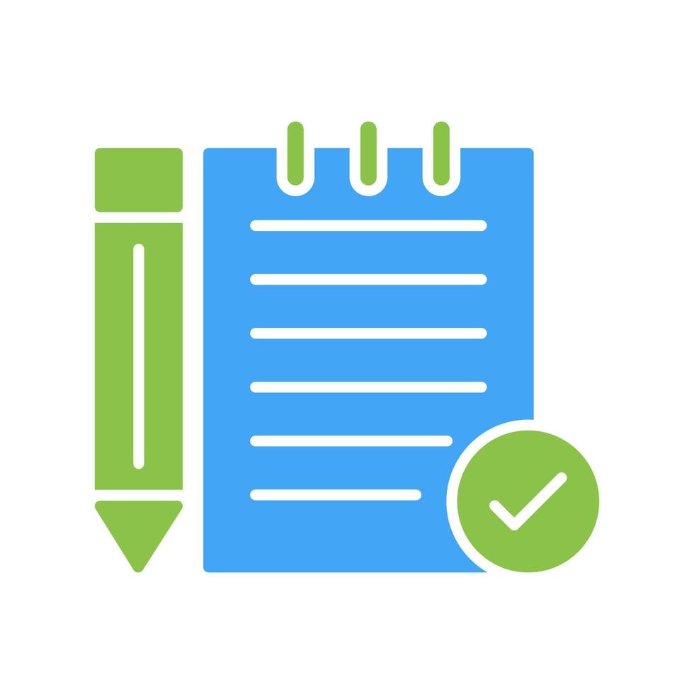 Check Notes Vector Icon