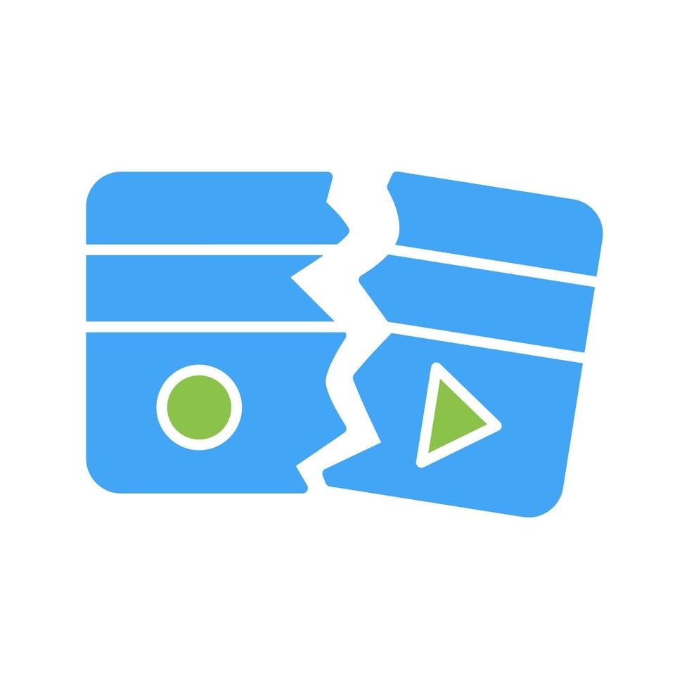 Broken Vector Icon