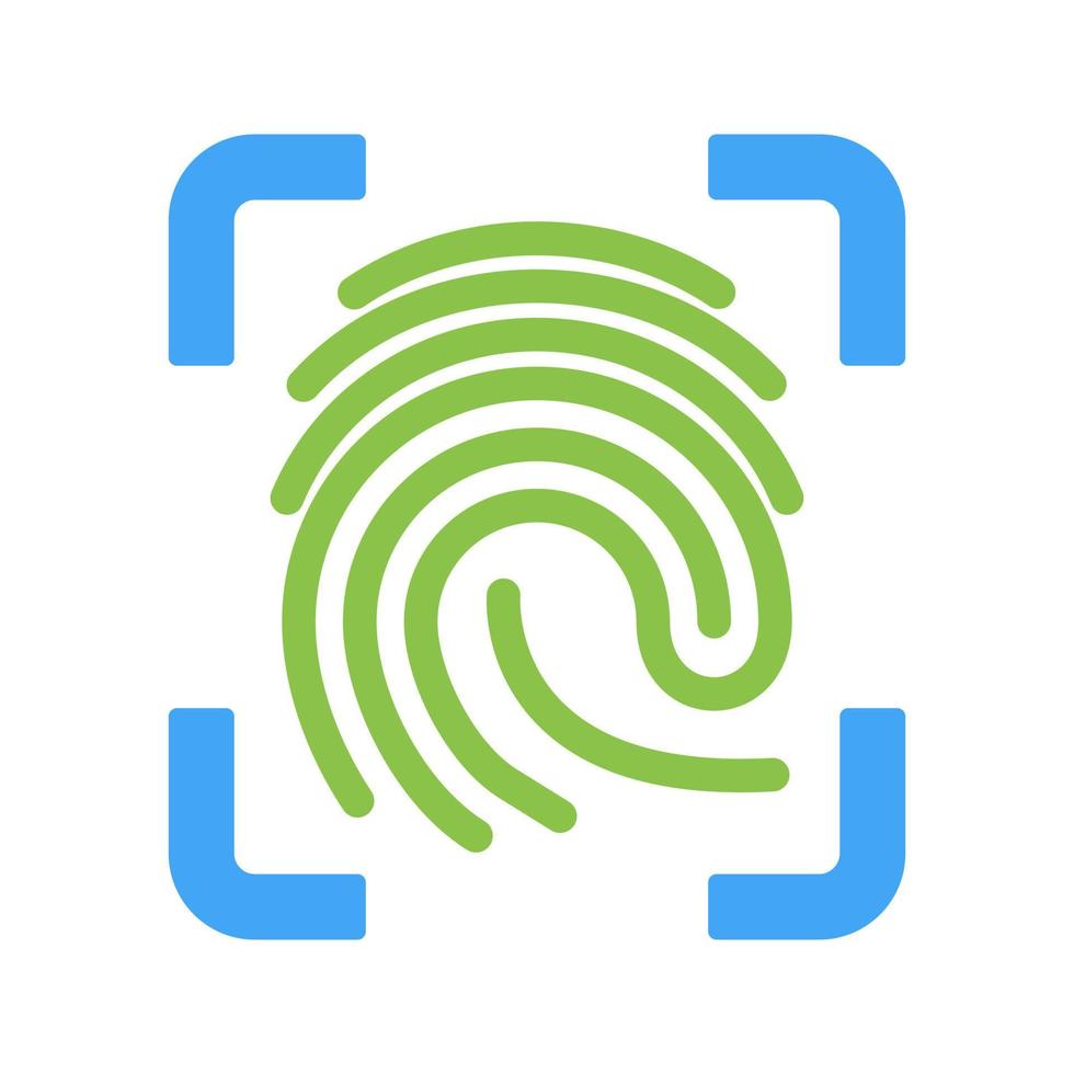 Finger Print Vector Icon